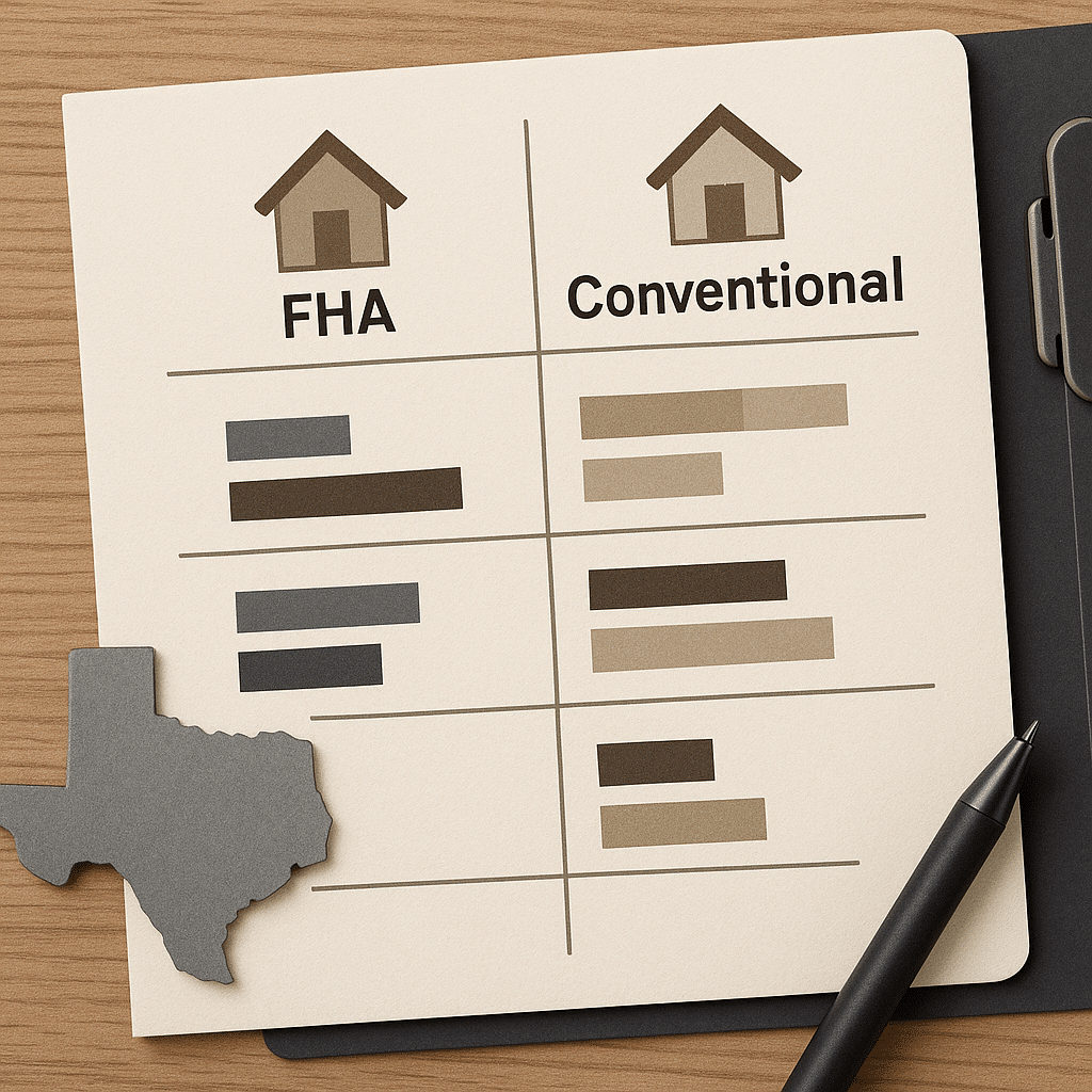 FHA vs Conventional Loan in Texas: Which Mortgage Fits Your Needs?